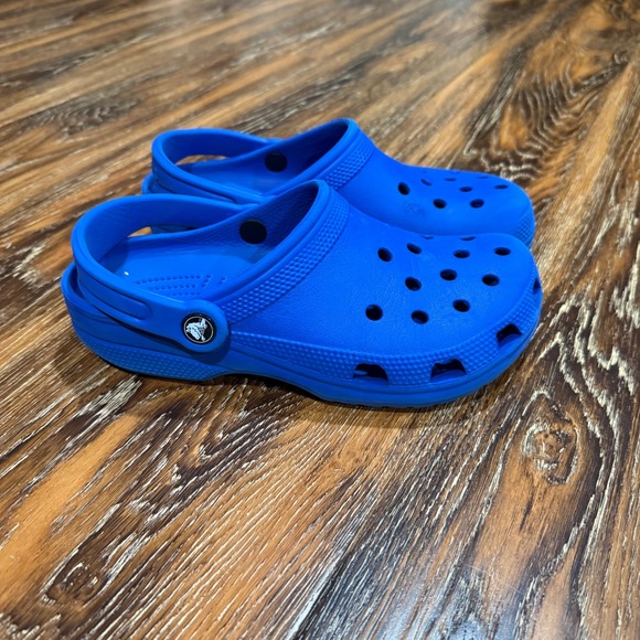 Crocs Classic Clog Royal Blue Mens 5 - Womens 7 Slip On Comfort Water Shoes - Picture 2 of 5